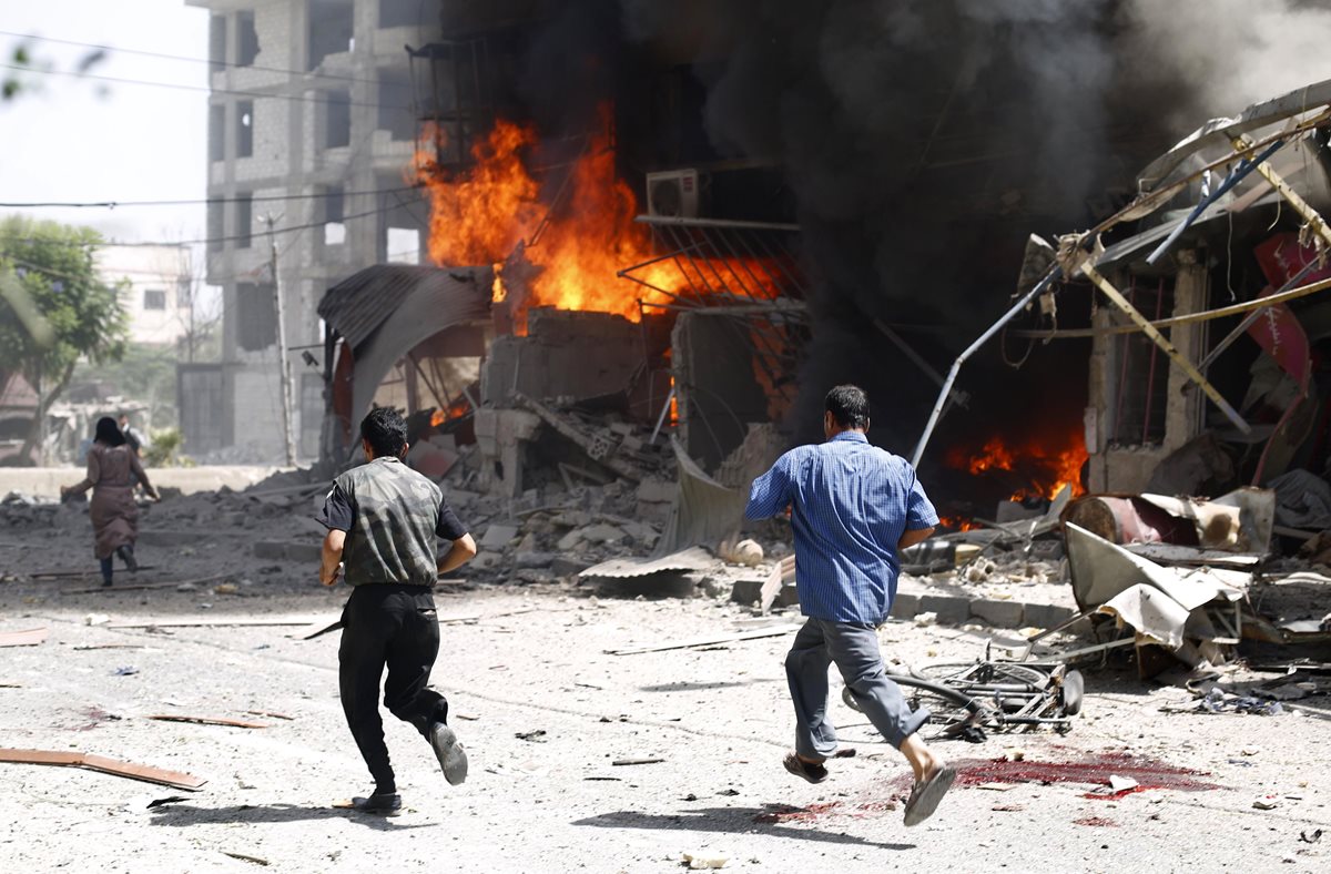 <em>Bombardeos israelíes en el sur de Siria mataron a seis personas e hirieron a otras siete, reportó la televisión estatal siria el viernes. (Foto Prensa Libre: AFP).</em>