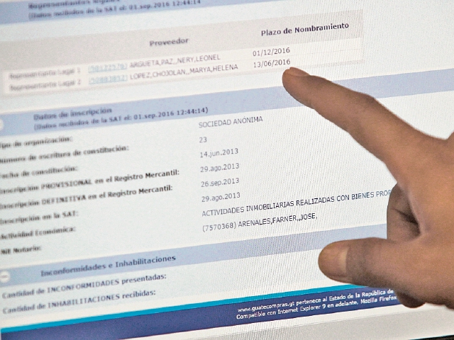 Según el portal de datos abiertos del Ministerio de Finanzas, el 30 por ciento de los eventos de compra no se concretan (Foto Prensa Libre: Hemeroteca PL)