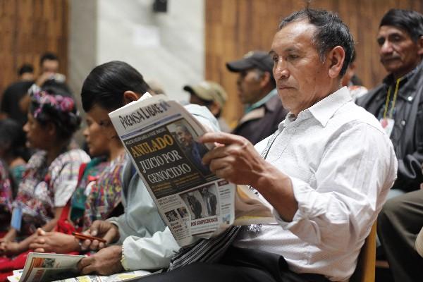 Benjamín Manuel Jerónimo, sobreviviente de la matanza de Plan de Sánchez.