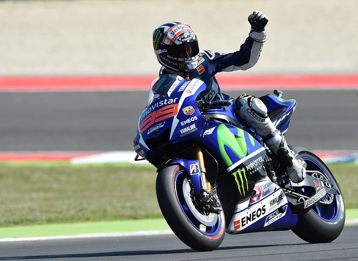 Lorenzo fue el más rápido en la clasificación de este sábado. (Foto Prensa Libre: AFP)