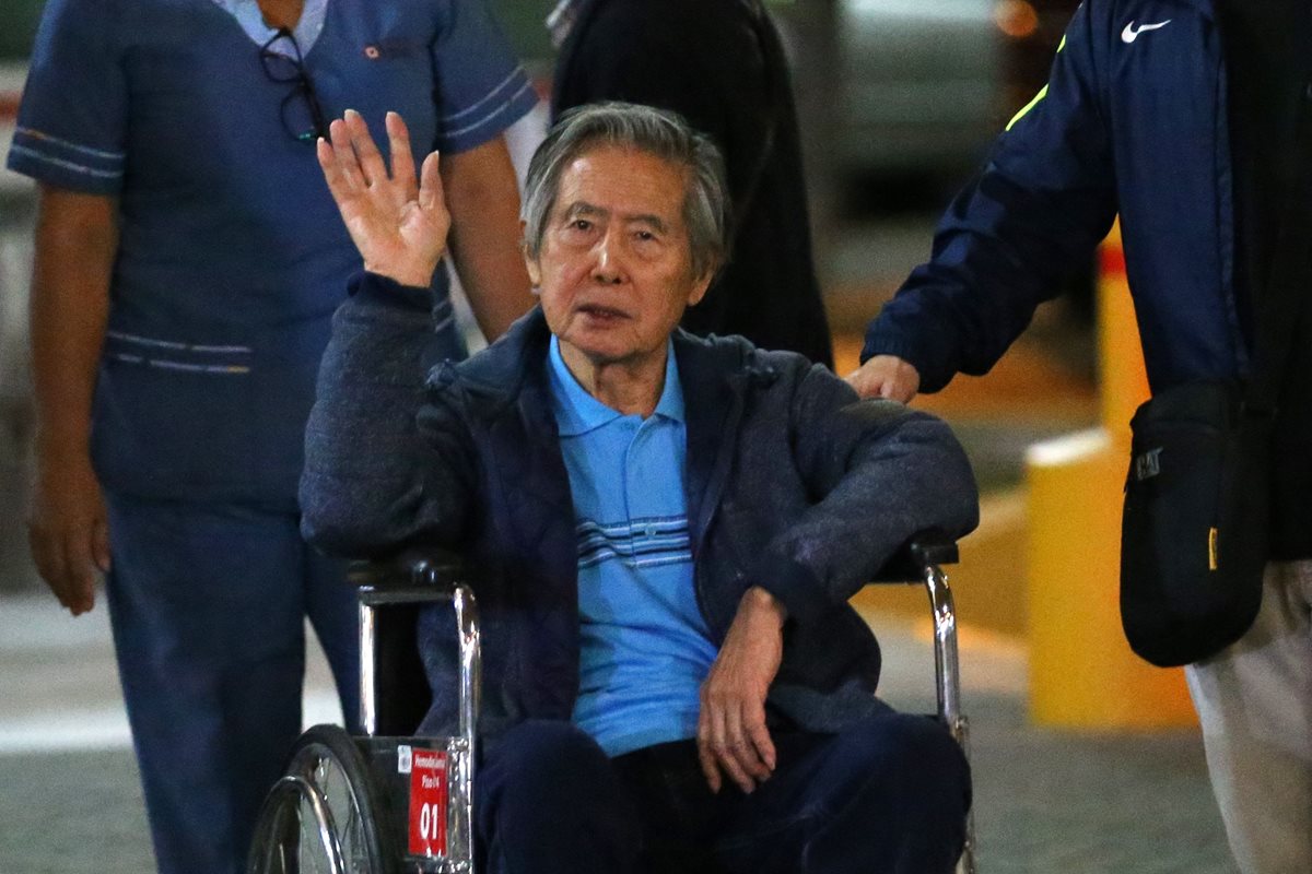 Alberto Fujimori, expresidente peruano, deberá enfrentar de nuevo a la justicia. (Foto Prensa Libre: AFP)
