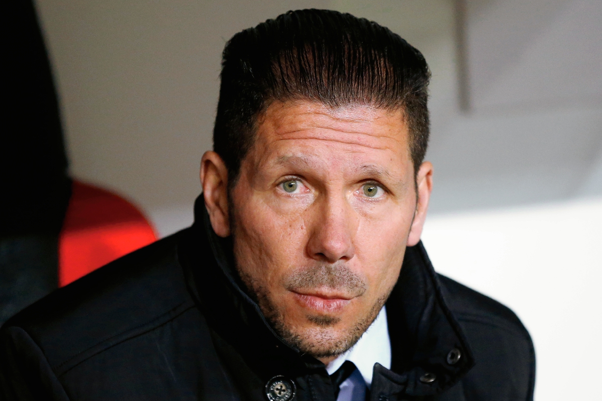 El contrato de Diego Simeone con el Atlético de Madrid, está próximo a vencer. (Foto Prensa Libre: AP)