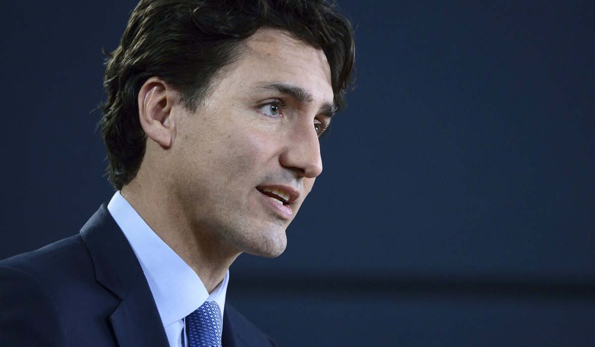 Justin Trudeau, primer ministro de Canadá, sostendrá su primera reunión con el presidente de EE. UU. Donal Trump. (Foto Prensa Libre: AP)