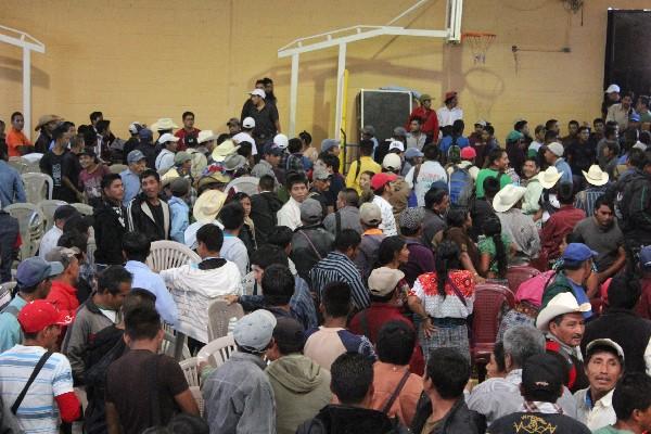 LOS ÁNIMOS en Santa Cruz Barillas, Huehuetenango, se caldearon por la reunión entre líderes, la comuna y la empresa.