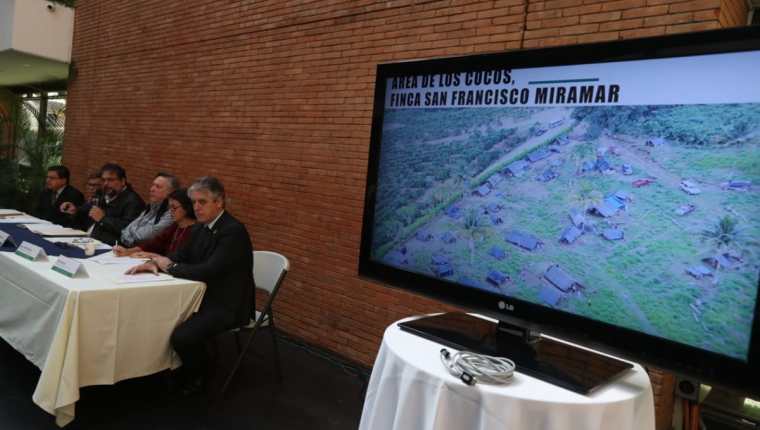 La finca San Francisco Miramar está invadida desde hace más de dos meses. (Foto Prensa Libre: Óscar Rivas)