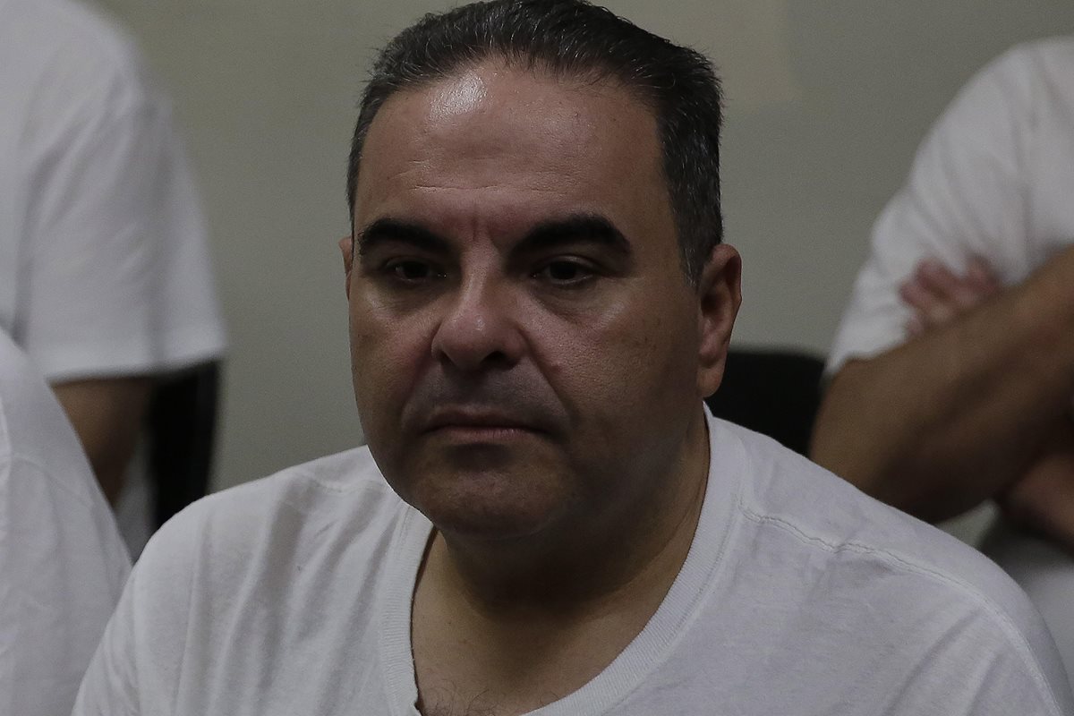 Elías Antonio Saca reacciona durante quinto día de juicio (Foto Prensa Libre: EFE)