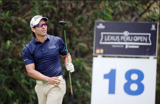 José Toledo, captado en el torneo peruano. (Foto Prensa Libre: Cortesía del PGA Tour Latinoamérica)