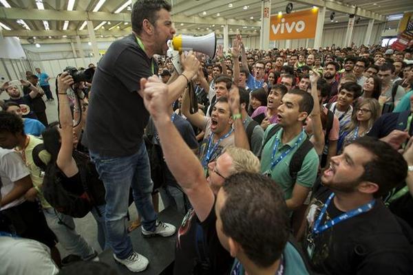 El Campus Party Brasil se celebra en la ciudad de Sao Paulo. (Foto Prensa Libre: AFP)