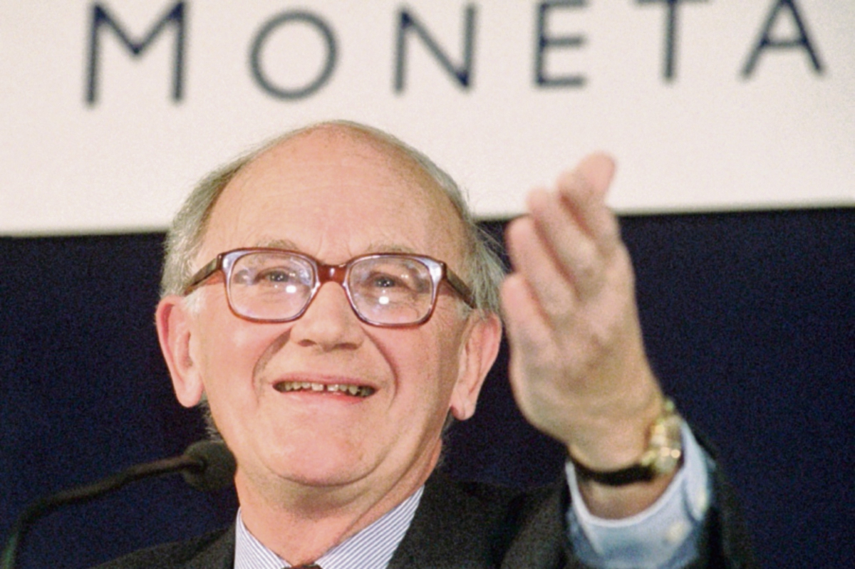 Alexandre Lamfalussy, economista belga. (Foto Prensa Libre: AP)