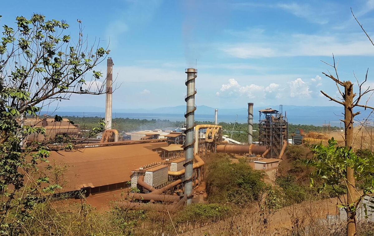 Panorámica de la mina CGN-Pronico, en el Estor, Izabal. (Foto Prensa Libre: Hemeroteca PL)