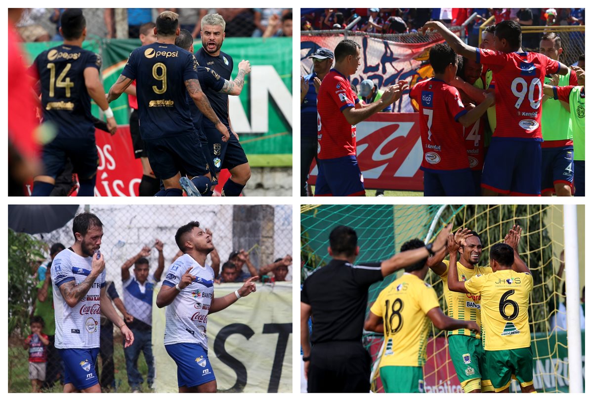 Cremas, Xelajú, Cobán Imperial y Guastatoya, son los equipos semifinalistas del Apertura 2018. (Foto Prensa Libre: Hemeroteca PL)
