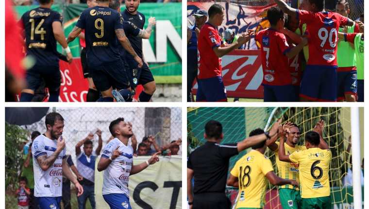 Cremas, Xelajú, Cobán Imperial y Guastatoya, son los equipos semifinalistas del Apertura 2018. (Foto Prensa Libre: Hemeroteca PL)