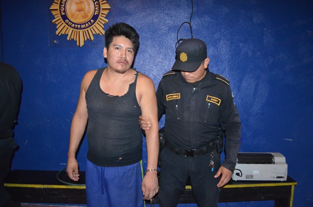 Ramiro Sánchez Cristóbal fue puesto a disposición del juzgado local. (Foto Prensa Libre: Jorge Tizol)