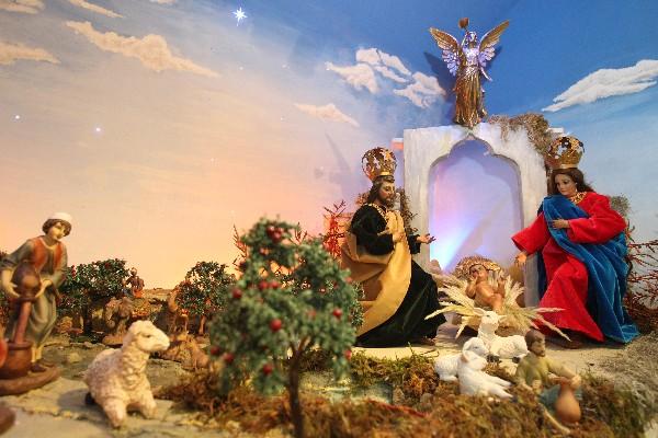 Imágenes de   animales abundan en esta representación.