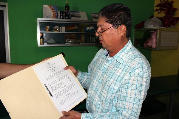 Pablo Aguilar, alcalde de Sansare, El Progreso.