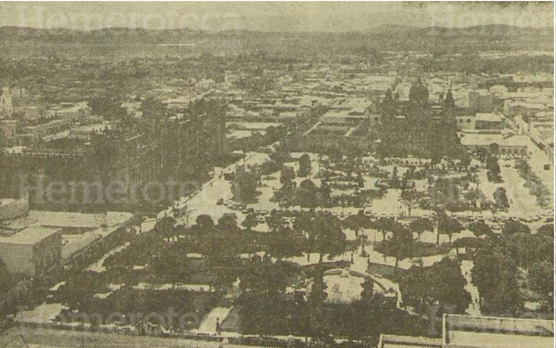 Vistas aéreas de la ciudad de Guatemala en 1965. Foto: Hemeroteca PL