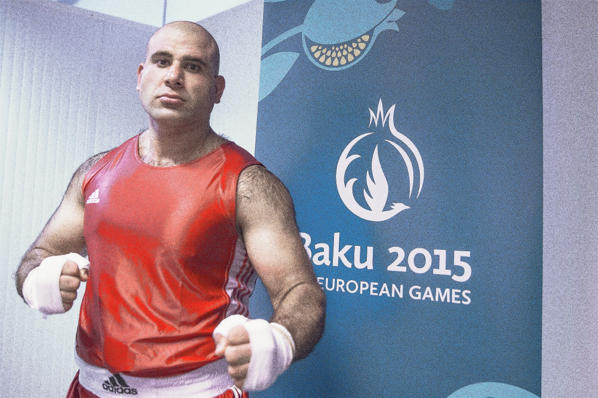 Abdala Kadan durante su participación en los Juegos Europeos en Bakú. (Foto Prena Libre: AFP)