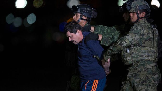 El Chapo se enfrenta a un total de 11 acusaciones que podrían valerle una cadena perpetua. GETTY IMAGES