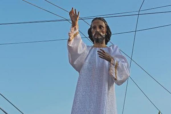 Cristo Resucitado de Coatepeque, Quetzaltenango. (Foto Prensa Libre: Alex Coyoy)
