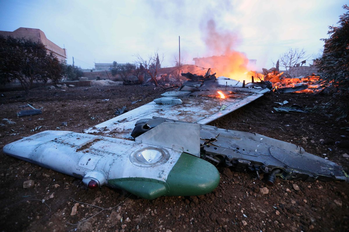 Los aviones rusos por lo general no son derribados debido a su alta tecnología. (Foto Prensa Libre: AFP)
