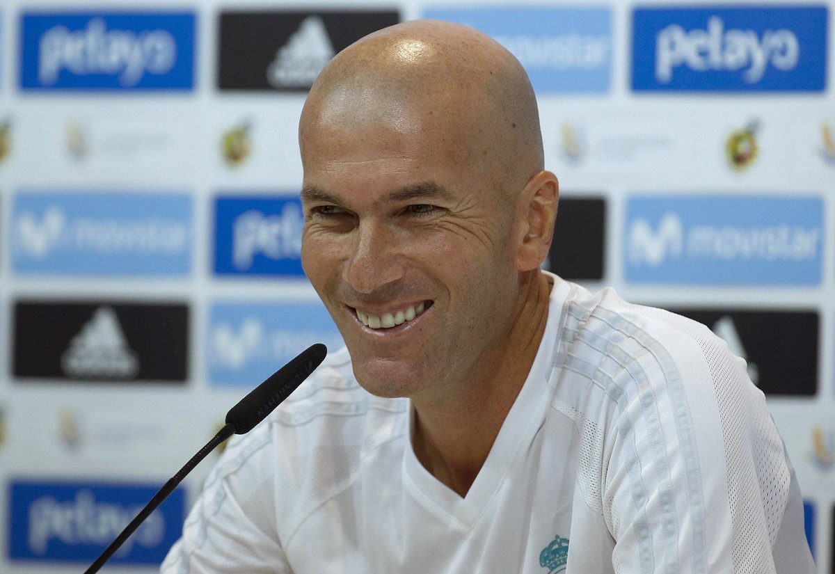 Zidane y el Real Madrid van con todo para el partido del domingo contra el Barsa. (Foto Prensa Libre: EFE)