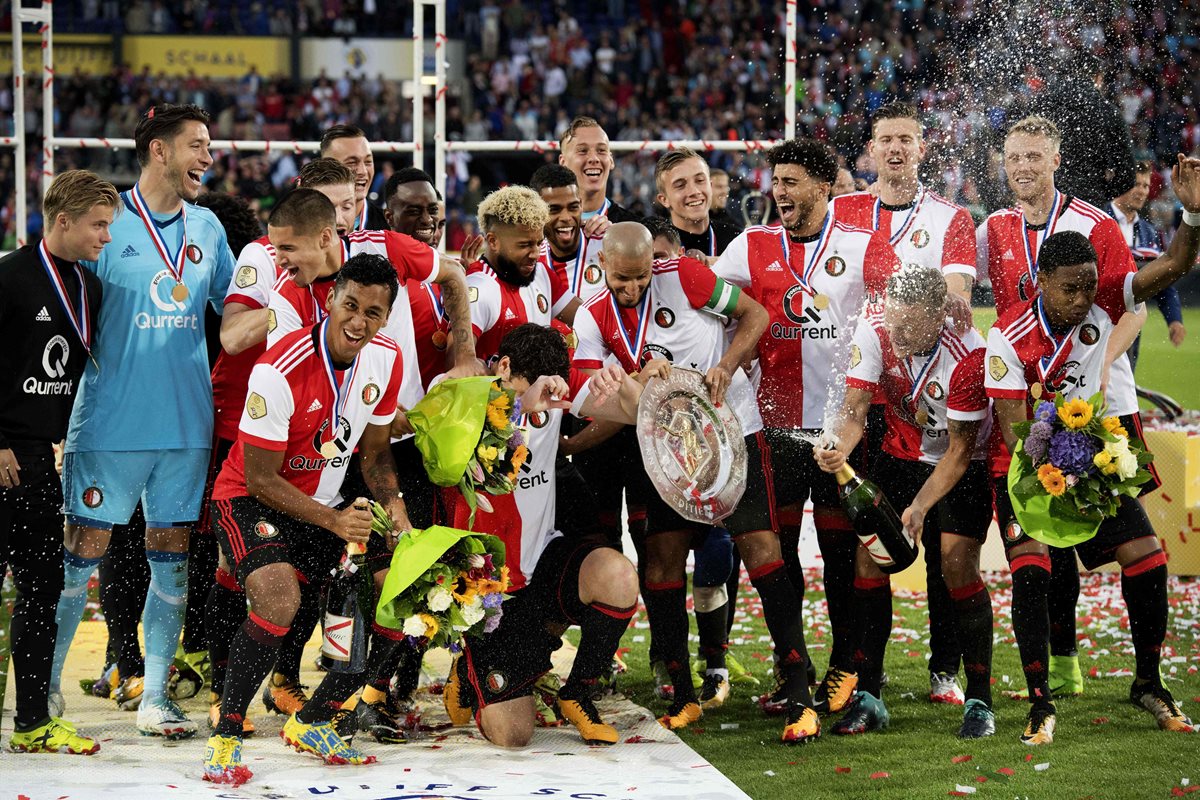 El Feyenoord, de igual manera, se consagró campeón de la Supercopa. (Foto Prensa Libre: AFP)
