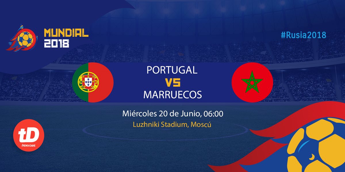 Portugal busca tres puntos importantes frente a Marruecos que le ayuden a poner un pie en octavos de final del Mundial. (Foto Prensa Libre: TodoDeportes)