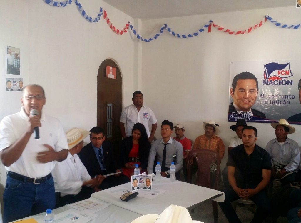 Alcalde reelecto de Canillá apoya al presidenciable Jimmy Morales