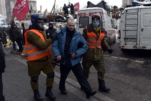 Las protestas en Ucrania  no dan  tregua. (Foto Prensa Libre: AFP)
