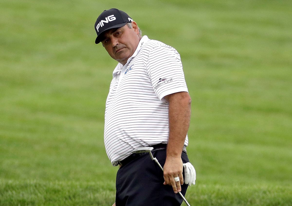 El golfista Ángel Cabrera está metido en problemas legales. (Foto Prensa Libre: AP)
