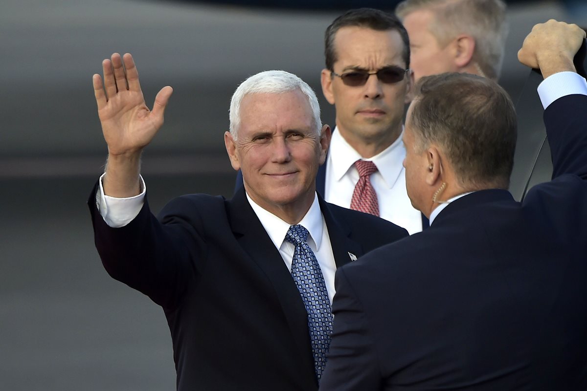 Mike Pence, vicepresidente de Estados Unidos, visitará Guatemala en la última escala de su gira por el continente. (Foto Prensa Libre: AFP)