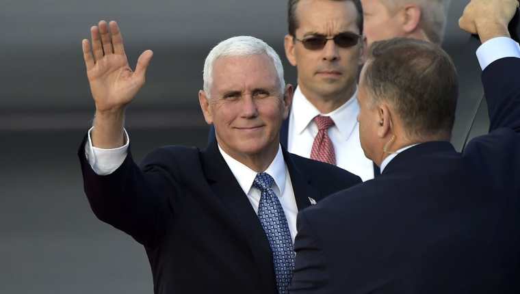 Mike Pence, vicepresidente de Estados Unidos, visitará Guatemala en la última escala de su gira por el continente. (Foto Prensa Libre: AFP)