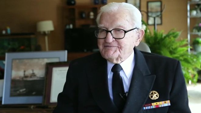Con 103 años, James Downing es uno de los sobrevivientes vivos más avanzados en edad del Pearl Harbor.