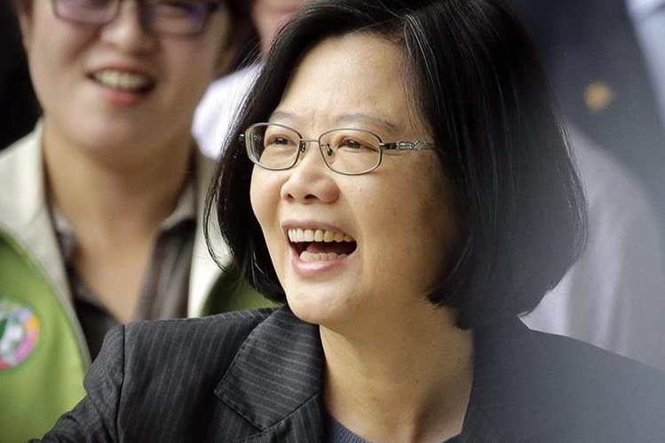 Tsai Ing-wen, primera mujer en ser electa presidenta de Taiwán, visitará Latinoamérica. (Foto Prensa Libre: EFE).