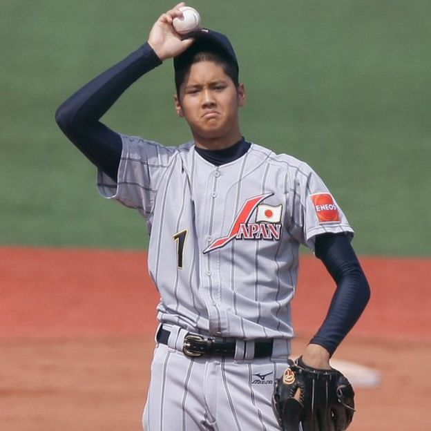 Desde su irrupción en el béisbol colegial en Japón, Ohtani fue considerado el mayor prospecto de su país. (Getty)