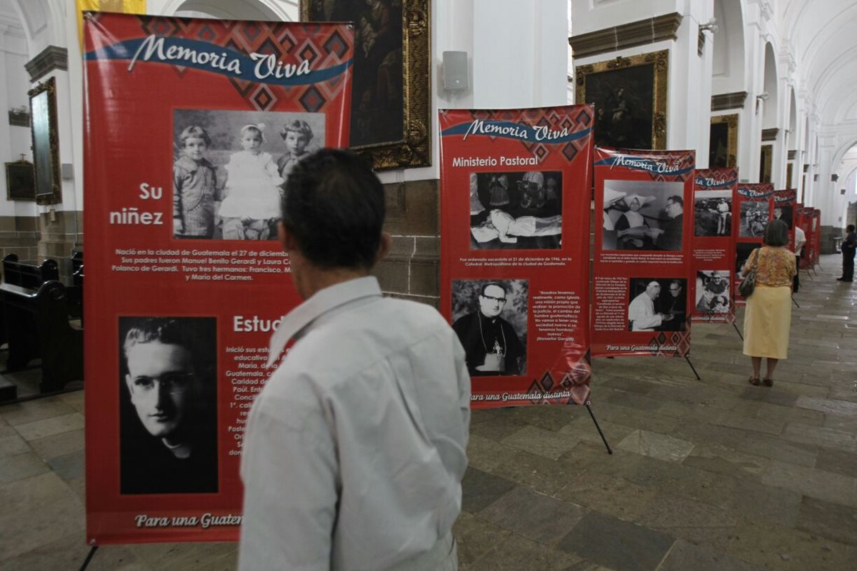 Autoridades invitan a participar en actividades para recordar la vida y labor de monseñor Juan Gerardi, a 18 años de su asesinato (Foto Prensa Libre: Hemeroteca PL).