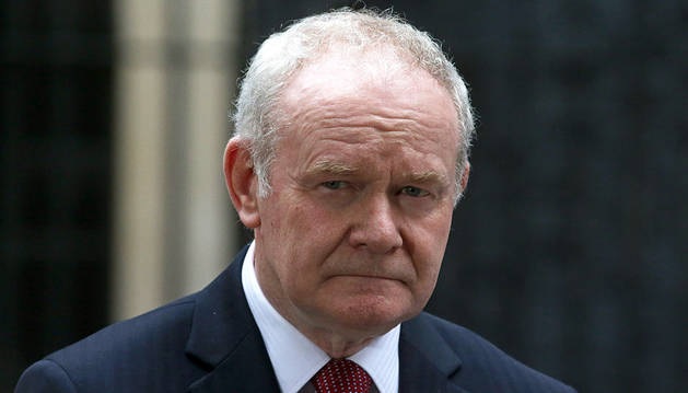 Martin McGuinness, en una imagen del pasado mes de octubre. (Foto Prensa Libre: AFP)