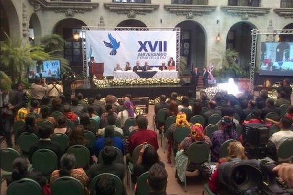 Pérez Molina amplió la vigencia del PNR por 10 años más. (Foto Prensa Libre: Sergio Morales)