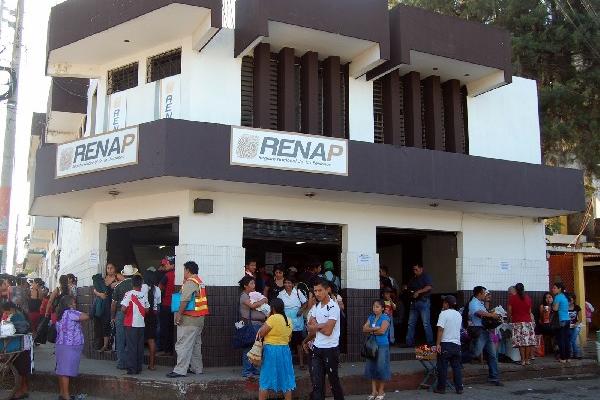 Sede del Renap en Coatepeque