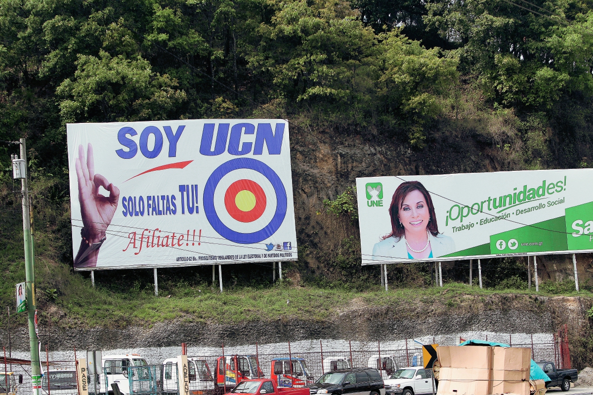 En la actualidad se permite el financiamiento privado a partidos. (Foto Prensa Libre: Hemeroteca)