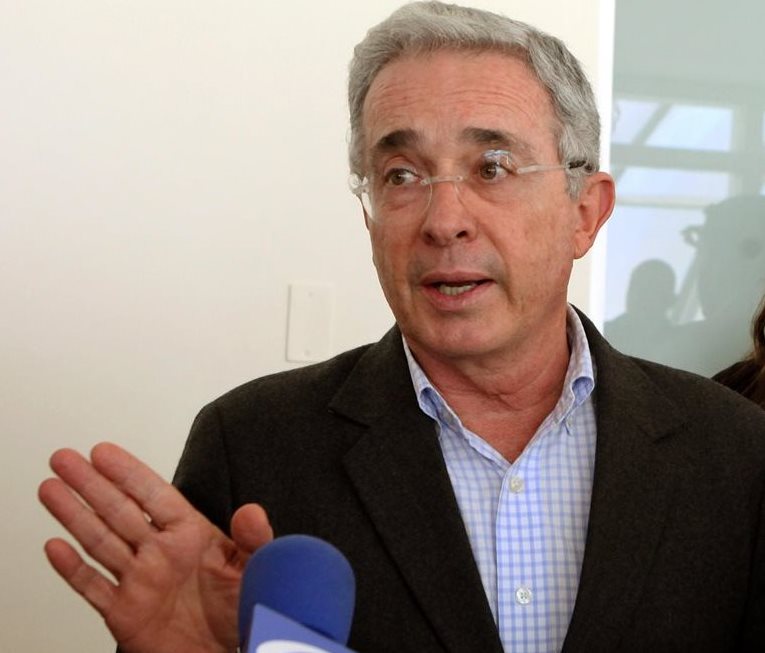 Álvaro Uribe, expresidente de Colombia. (Foto Prensa Libre: EFE).