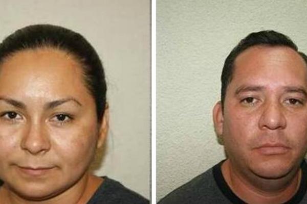 Un hombre y una mujer fueron capturados este día tras haber plagiado a una señora en la zona 1 de Chiquimula. (Foto Prensa Libre: Edwin Paxtor)<br _mce_bogus="1"/>