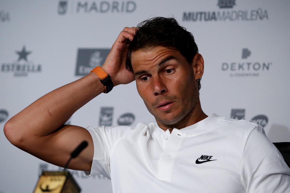 Rafael Nadal asegura que en el futbol hay mucha hipocresía. (Foto Prensa Libre: AFP)