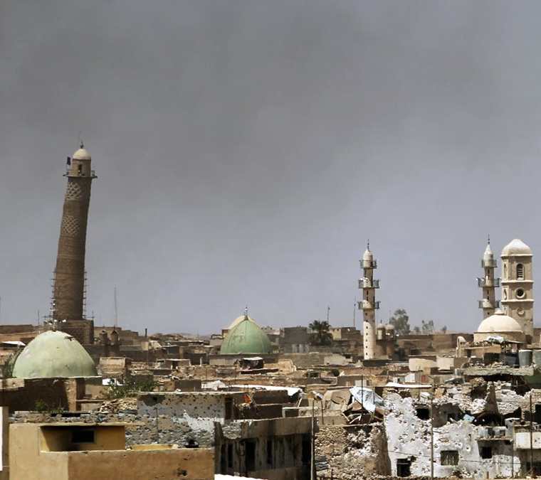 Fotografía muestra una vista general de la mezquita. (Foto Prensa Libre: AFP)