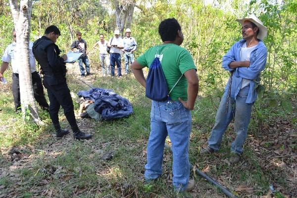 Cuerpo sin vida de Estrada Pérez