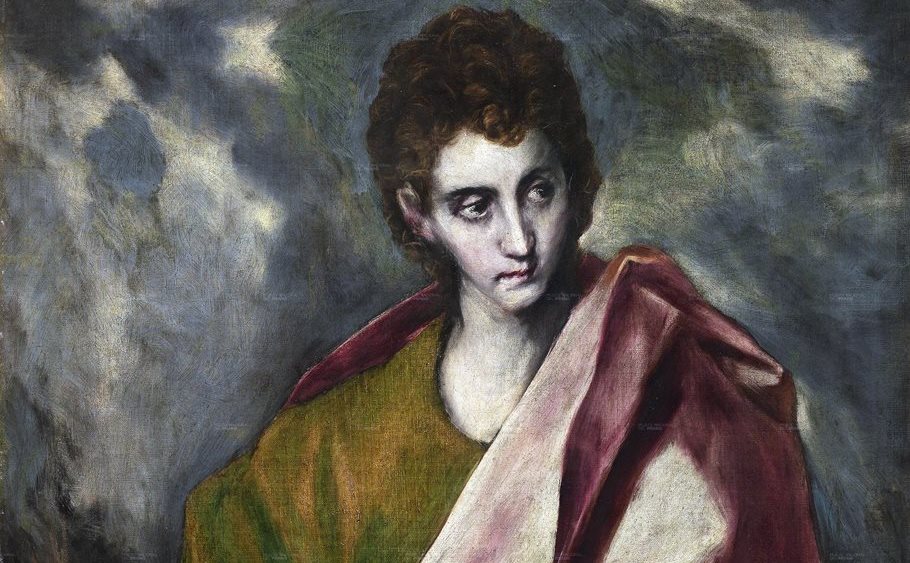 San Juan Evangelista, pintura de El Greco (1605). (Foto: Wikimedia Commons)