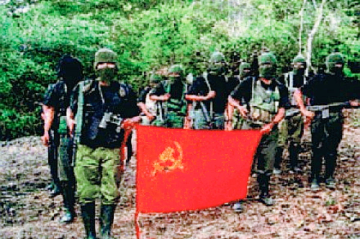 Integrantes de la organización terrorista peruana Sendero Luminoso.