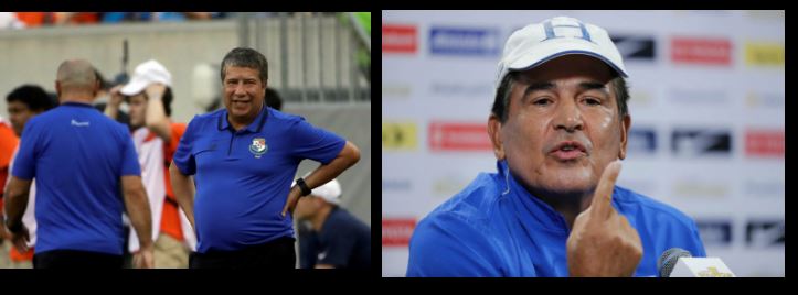 El enfrentamiento entre Hernán Bolillo Gómez y Jorge Luis Pinto está subiendo de tono. (Foto Prensa Libre: AFP)