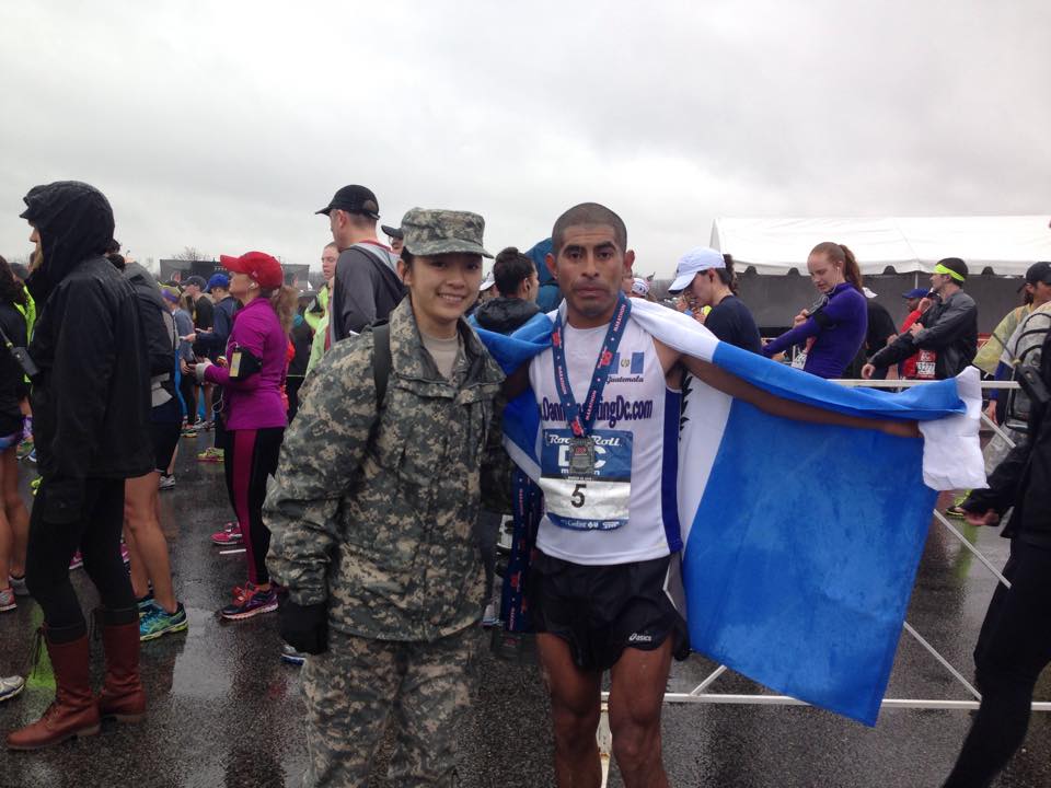 El maratonista Mynor López es segundo en Washington