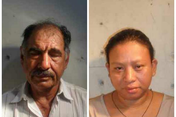 Luis Armando Aguilar Monroy y María Cecilia Zabaleta. (Foto Prensa Libre: Edwin Paxtor)